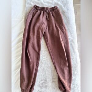 Zara Brown Joggers Size M